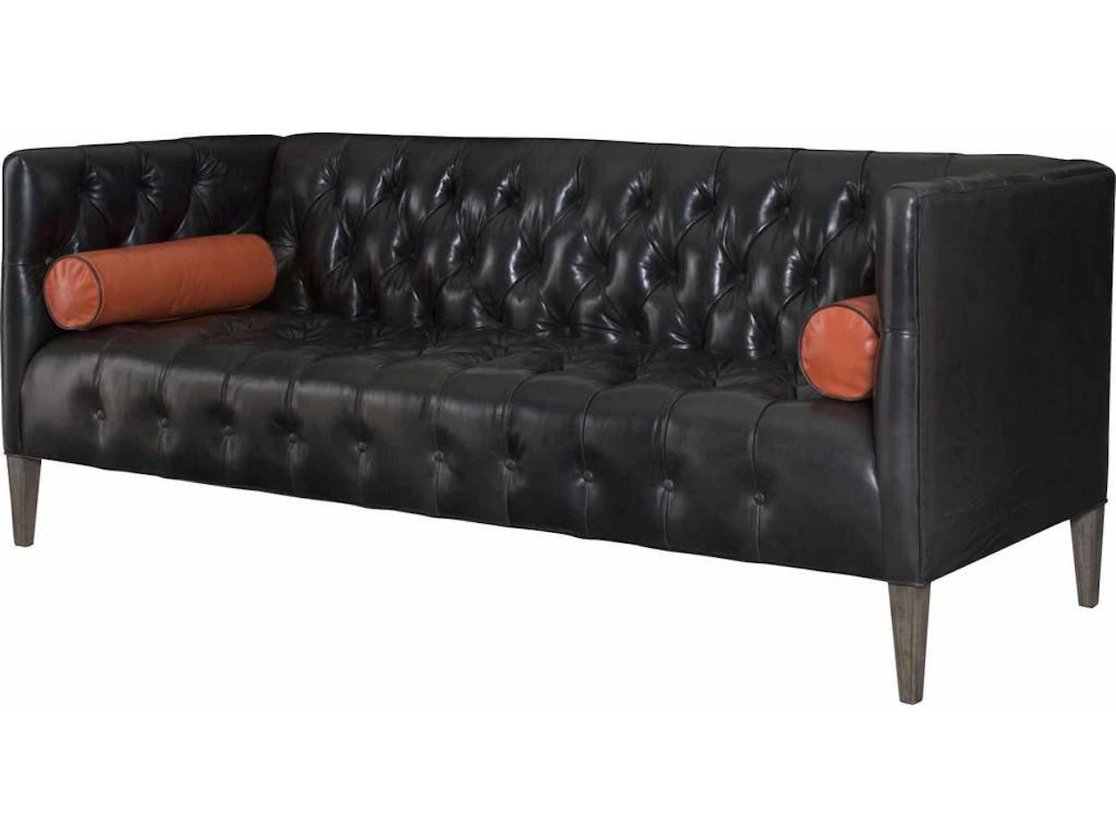 Wesley Hall L8186-84  Kennedy Leather Sofa