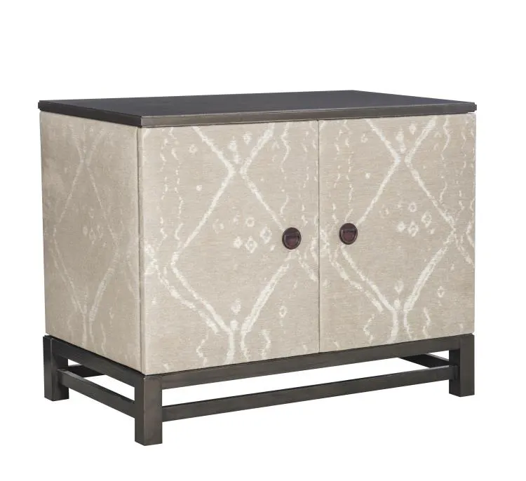 Hickory Chair HC9572-70 Remy 2 Door Upholstered Cabinet